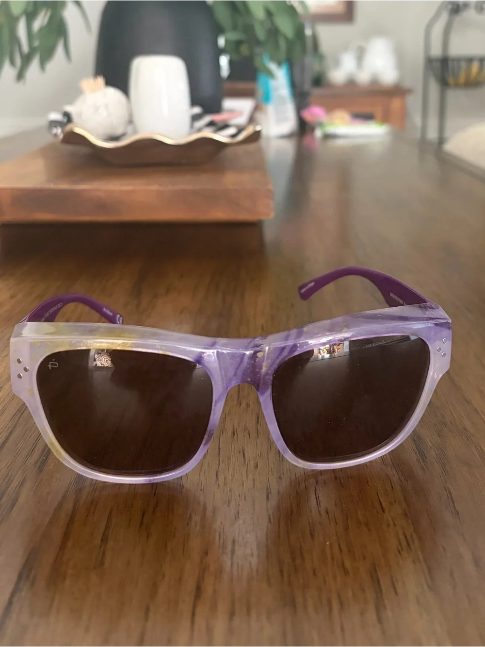 Prive Revaux Women’s Purple Polarized Sunglasses Everybody Fit 59-18-140